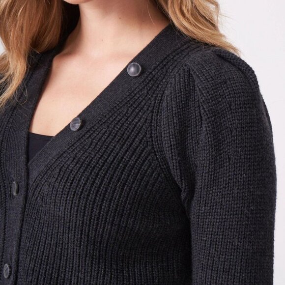 REPEAT CASHMERE Cropped Merino Wool Cardigan (NWT) - Picture 2 of 11